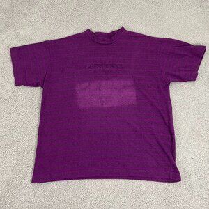 VTG Guess By Marciano Shirt XL Purple Striped Guess Jeans USA Short Sleeve Tee